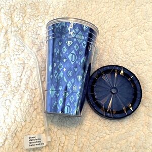Starbucks Disneyland 60th Diamond edition Blue Tumbler retired NEW